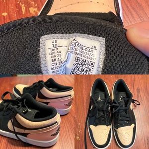 Nike Jordan low crimson tint